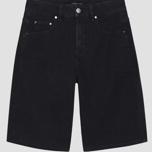 Universal Standard Bae Denim Shorts Black 11" Inseam Plus 16 Great Condition